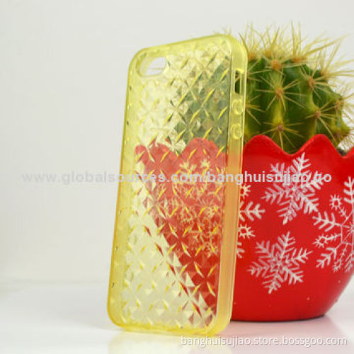 High transparent silk type TPU case for iPhone